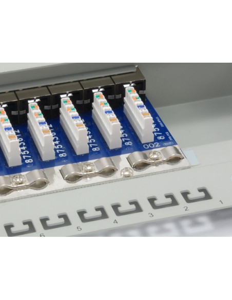 EQUIP 326316 PATCH PANEL 16 PUERTOS CATEGORIA 6 APANTALLADO GRIS CLARO