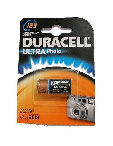 PILA LITIO DURACELL ULTRA M3 3V NO RECARGABLE ESPECIAL PARA CAMARAS DL123