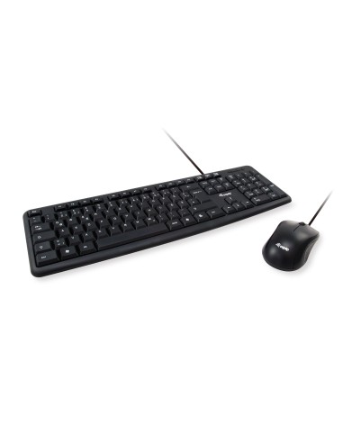 EQUIP LIFE TECLADO Y RATON USB PORTUGUES NEGRO 245202
