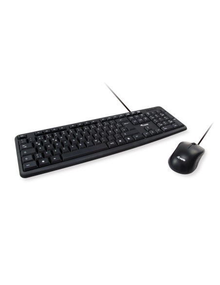 EQUIP LIFE TECLADO Y RATON USB PORTUGUES NEGRO 245202