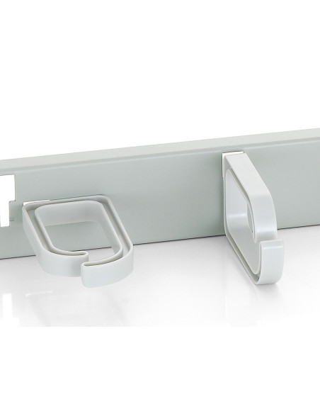 EQUIP 327312 KIT 5 UNIDADES PANEL ORGANIZADOR DE CABLES PARA ARMARIO RACK BLANCO