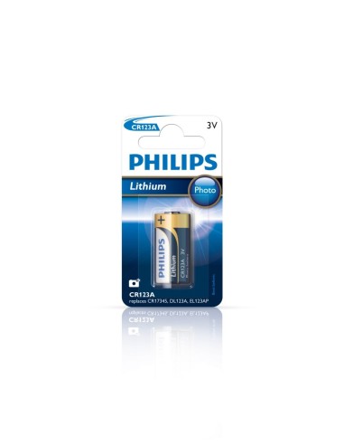 PHILIPS PILA LITIO FOTO CR123A 3V BLISTER*1