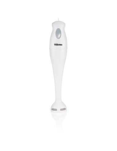 BATIDORA TRISTAR 170W UN PROGRAMA CUCHILLA DE ACERO INOXIDABLE GANCHO PARA COLGAR PLASTICO BLANCO BAT MX 4150