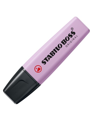 STABILO BOSS ORIGINAL MARCADOR FLUORESCENTE PUNTA BISELADA PASTEL BRISA VIOLETA 70 155