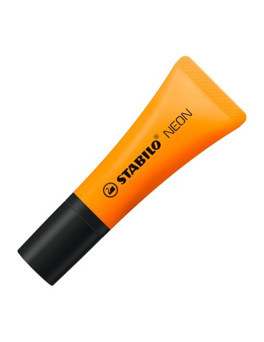 MARCADOR FLUORESCENTE STABILO TECNOLOGIA ANTI-SECADO 2 ANCHOS DE TRAZO 2+5MM NEON NARANJA 72 54