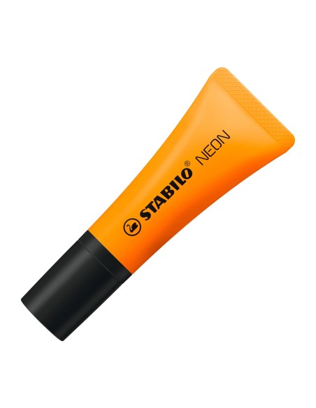 MARCADOR FLUORESCENTE STABILO TECNOLOGIA ANTI-SECADO 2 ANCHOS DE TRAZO 2+5MM NEON NARANJA 72 54