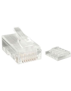 StarTech.com CRJ45C6STR50 Paquete 50 conector RJ-45 Transparente