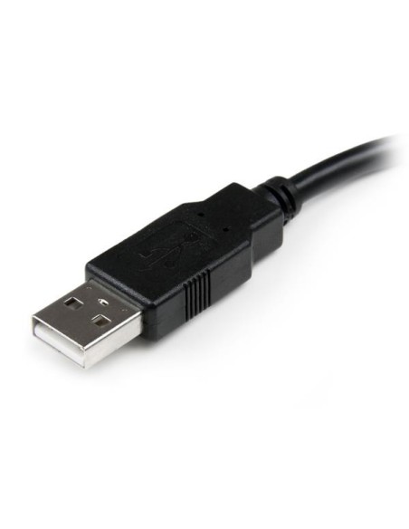 StarTech.com Cable de 0.15m de Extensión Alargador USB 2.0 Tipo-A Macho a USB A Hembra negro