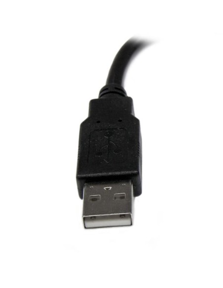 StarTech.com Cable de 0.15m de Extensión Alargador USB 2.0 Tipo-A Macho a USB A Hembra negro