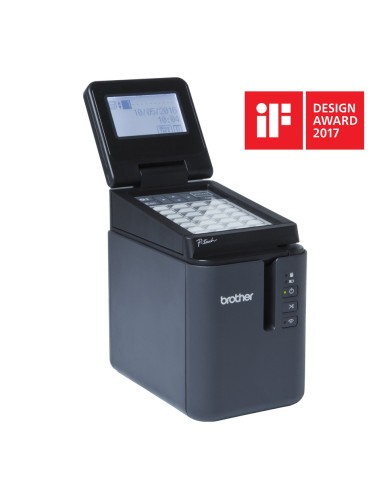 Brother impresora de etiquetas Transferencia térmica 360 x 360 DPI Inalámbrico y alámbrico TZe Negro