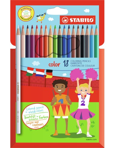 Stabilo Lapices de color Multicolor 18 piezas