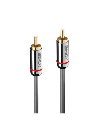 Lindy 35339 cable de audio 1 m RCA Antracita