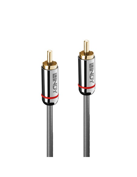 Lindy 35339 cable de audio 1 m RCA Antracita
