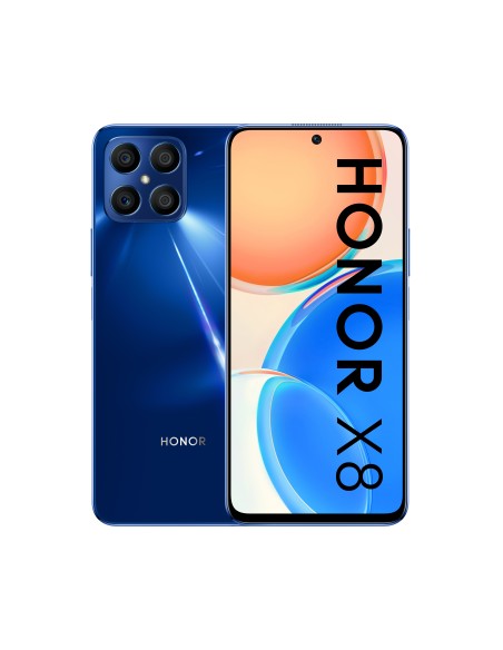 Honor X8 17 cm (6.7") SIM doble Android 11 4G USB Tipo C 6 GB 128 GB 4000 mAh Azul