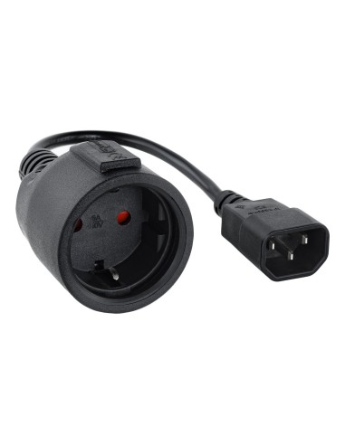 CABLE ADAPTADOR C14M A CEE7H 16A 50CM 10.22.0902 NANOCABLE