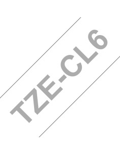 Cinta de limpieza del cabezal de impresion brother negro 3.5cm TZE-CL6