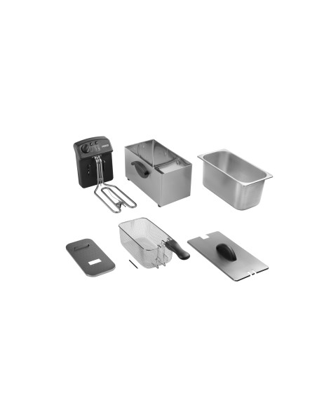 Princess 182626 Freidora familiar Castle 2000w capacidad 3L acero inoxidable