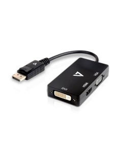V7 Adaptador DisplayPort (m) a VGA, HDMI o DVI (h)