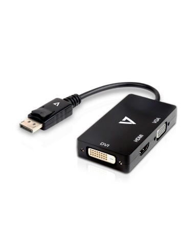 V7 Adaptador DisplayPort (m) a VGA, HDMI o DVI (h)