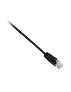 V7 Cable negro Cat6 no blindado (UTP) con conector RJ45 macho a RJ45 macho 3m 10ft