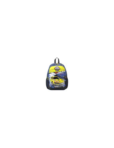 MOCHILA ESCOLAR MEDIANA DE CARRERAS DE COCHES TOTTO MJ04VLC002-2310-6J7M