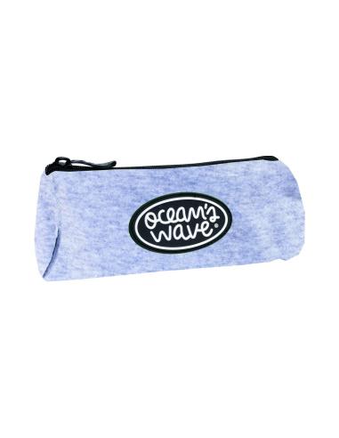 Oceans Wave Estuche Redondo - Gran Amplitud - Color Gris