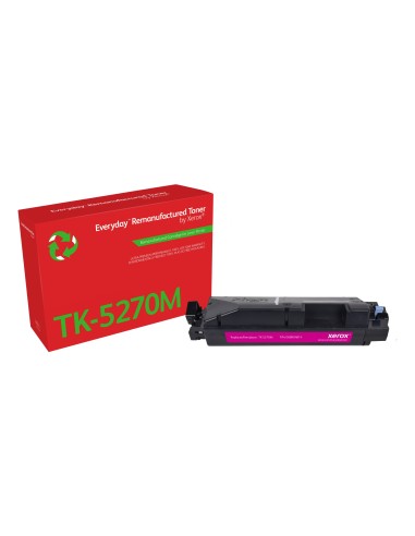 Remanufacturado Everyday Tóner Everyday? Magenta remanufacturado de Xerox es compatible con Kyocera TK-5270M, Capacidad estándar