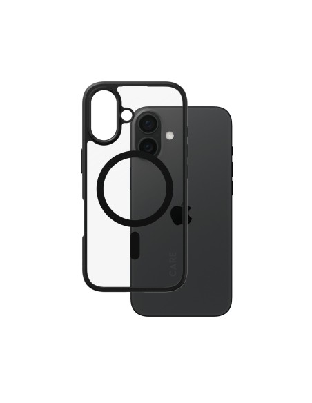PanzerGlass CARE by PG UrbCom BLK MagS iPhone16 6.1 funda para teléfono móvil Transparente