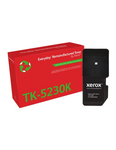 Remanufacturado Everyday Tóner Everyday? Negro remanufacturado de Xerox es compatible con Kyocera TK-5230K, Capacidad estándar