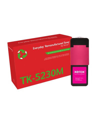 Remanufacturado Everyday Tóner Everyday? Magenta remanufacturado de Xerox es compatible con Kyocera TK-5230M, Capacidad estándar