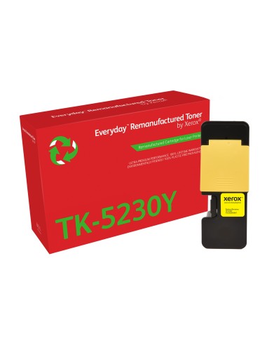 Remanufacturado Everyday Tóner Everyday? Amarillo remanufacturado de Xerox es compatible con Kyocera TK-5230Y, Capacidad estánda