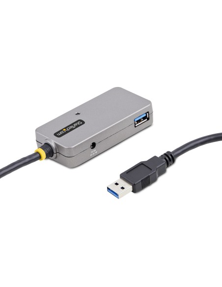 StarTech.com U01043-USB-EXTENDER hub de interfaz USB 3.2 Gen 1 (3.1 Gen 1) Type-A 5000 Mbit s Negro, Plata