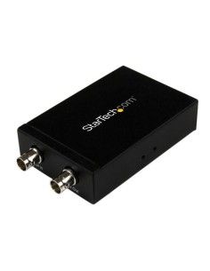 StarTech.com Conversor SDI a HDMI - Adaptador SDI BNC 3G a HDMI con Salida Loop Through - Negro