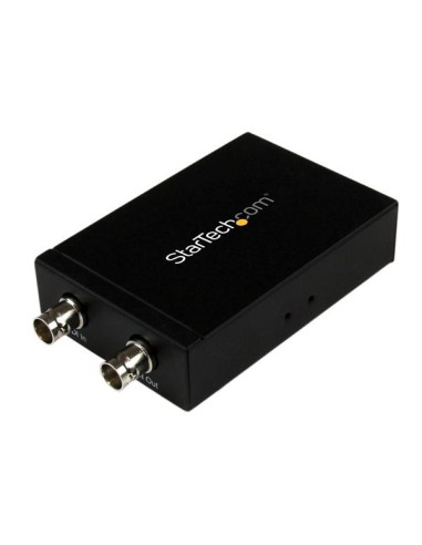 StarTech.com Conversor SDI a HDMI - Adaptador SDI BNC 3G a HDMI con Salida Loop Through - Negro