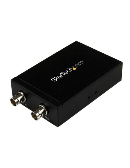 StarTech.com Conversor SDI a HDMI - Adaptador SDI BNC 3G a HDMI con Salida Loop Through - Negro