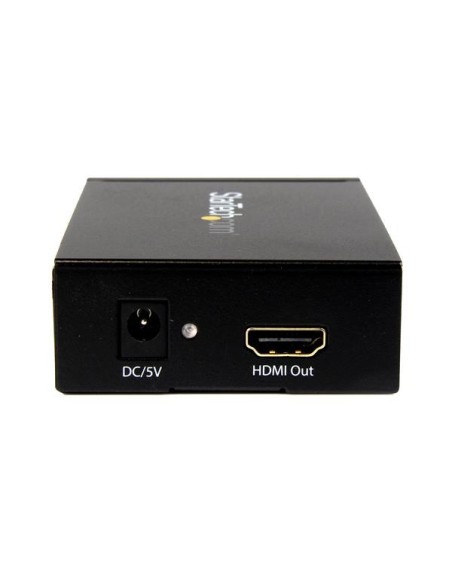 StarTech.com Conversor SDI a HDMI - Adaptador SDI BNC 3G a HDMI con Salida Loop Through - Negro