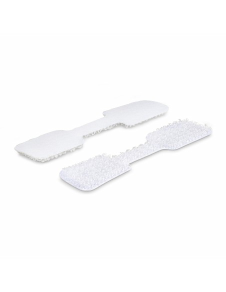 StarTech.com Paquete de 100 - Etiquetas Blancas de 9cm para Cables - de Gancho a Gancho - de Gestión de Cables - Para Indetifica