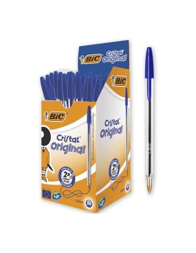 BIC Cristal Bolígrafos Caja 50 bolis