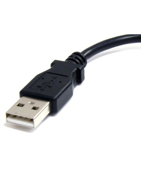 StarTech.com Cable Adaptador de 15cm USB A Macho a Micro USB B Macho para Teléfono Móvil Carga y Datos - Negro