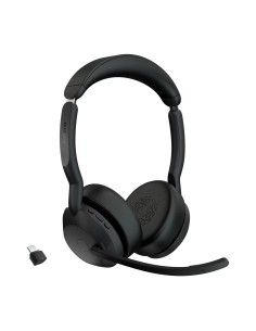 Jabra Evolve2 55 Auriculares Inalámbrico Diadema Oficina Centro de llamadas Bluetooth Base de carga Negro