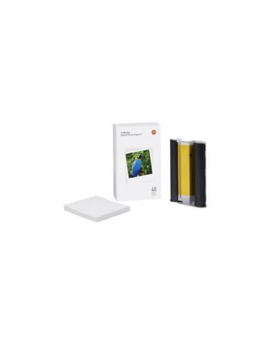 Papel Fotográfico Xiaomi Instant Photo Printer para Impresora Xiaomi Instant Photo 1S/ 3"/ 40 Hojas