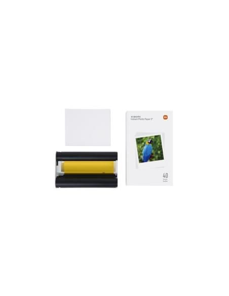 Papel Fotográfico Xiaomi Instant Photo Printer para Impresora Xiaomi Instant Photo 1S/ 3"/ 40 Hojas