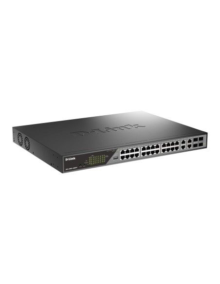 D-Link DSS-200G-28MP switch Gestionado L2 Gigabit Ethernet (10 100 1000) Energía sobre Ethernet (PoE) 1U Gris