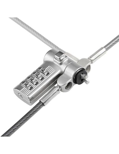 StarTech.com Cable de 2m Universal de Seguridad para Portátiles - Cable con Candado para Portátiles Compatible con Noble Wedge N