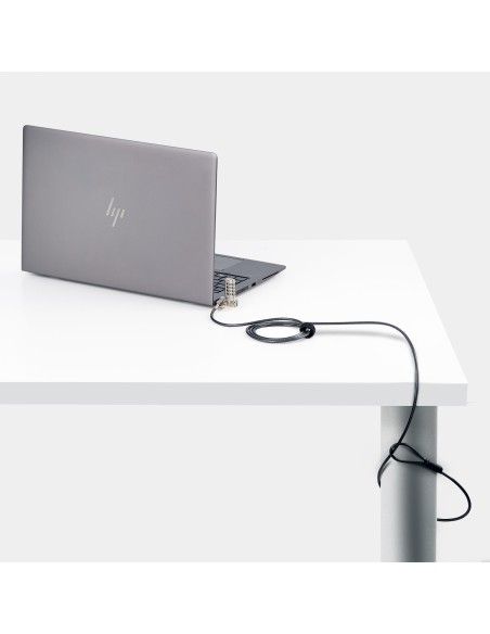 StarTech.com Cable de 2m Universal de Seguridad para Portátiles - Cable con Candado para Portátiles Compatible con Noble Wedge N