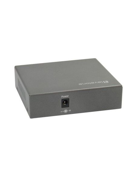 SWITCH LEVEL ONE GEP-0523 5PTOS 10 100 1000 NEGRO GEP-0523