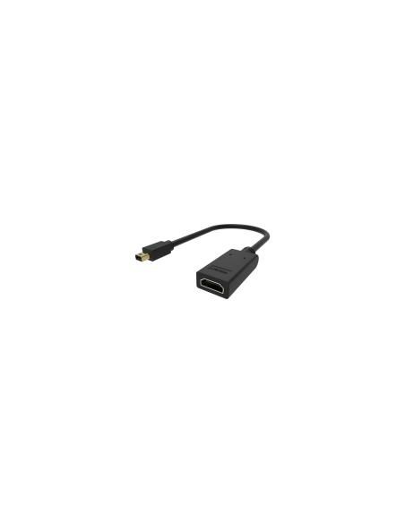 Vision TC-MDPHDMI/BL adaptador de cable de vÍ­deo Mini DisplayPort HDMI tipo A (Estándar) Negro