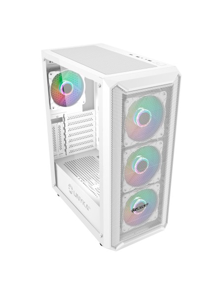UNYKAch Caja ATX ARMOR 3GEN WHITE USB TYPE C 3.1