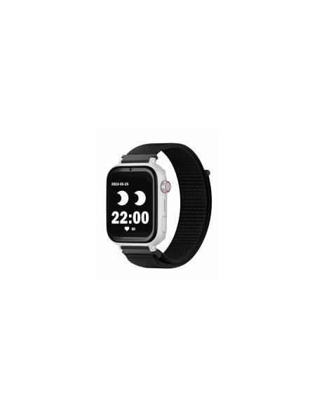 Save Family PLUS SmartWatch con GPS y llamada Blanco Correa Tela Negra NO INCLUYE SIM