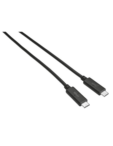 CABLE USB C M A USB C M 1MT TRUST NEGRO 21178
